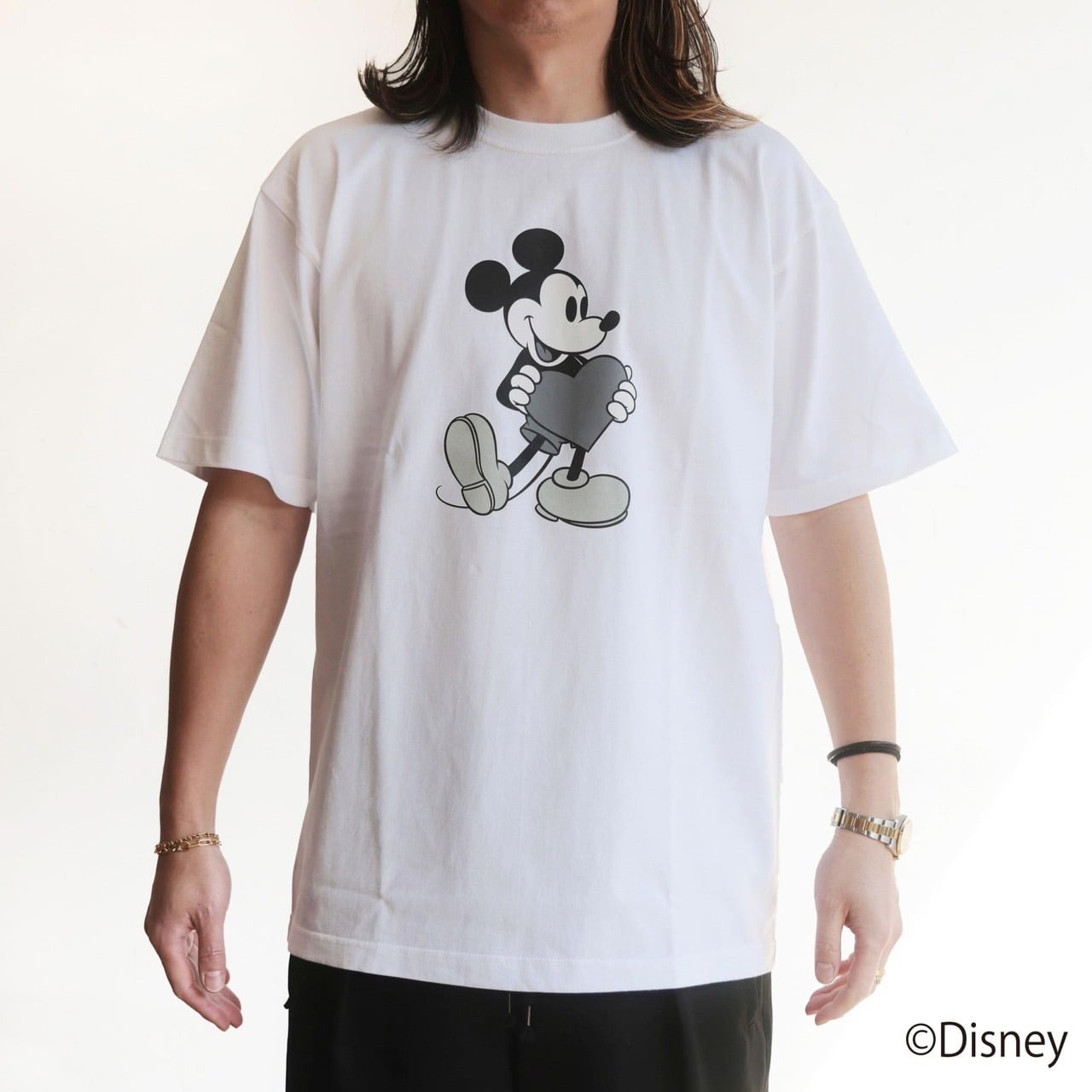 MICKEY MOUSE / HEART Tシャツ | NO COFFEE