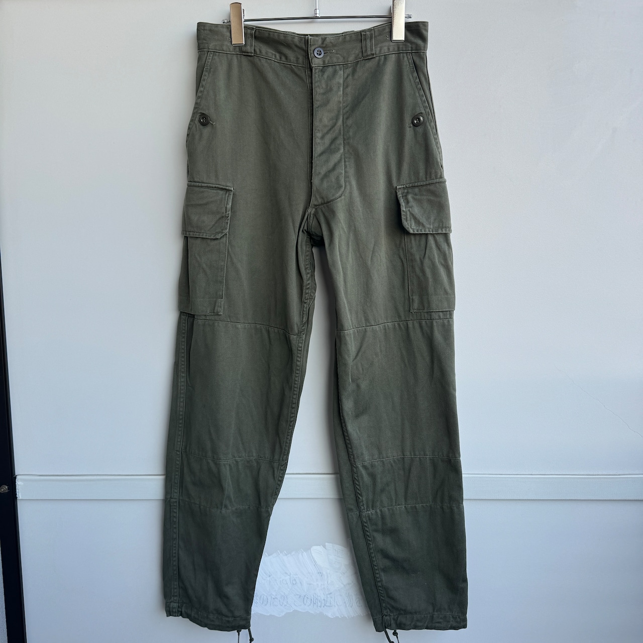 フランス軍 French Army M64 パンツ 60s ダブルニー ミリタリー ヴィンテージ古着 76C(S-R)