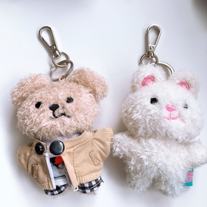 『ラテチェックコーデ』layover バンタン　防弾少年団　ジミン　テヒョン　テテ　ジョングク　グッズ　韓流　Kpop　雑貨　テヒョン パンゴム　くま　V　inthesoop　着せ替え　ぬいぐるみ　洋服　ドール　人形　20㎝サイズ　15㎝サイズ　マスター　ちびぬい　V