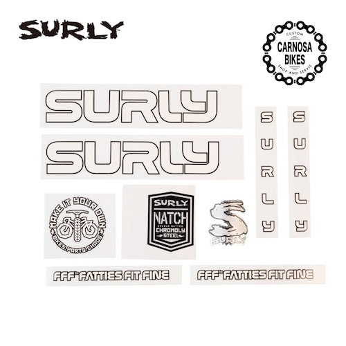 【SURLY】Intergalactic Decal Set  [インターギャラクティック デカールセット] White