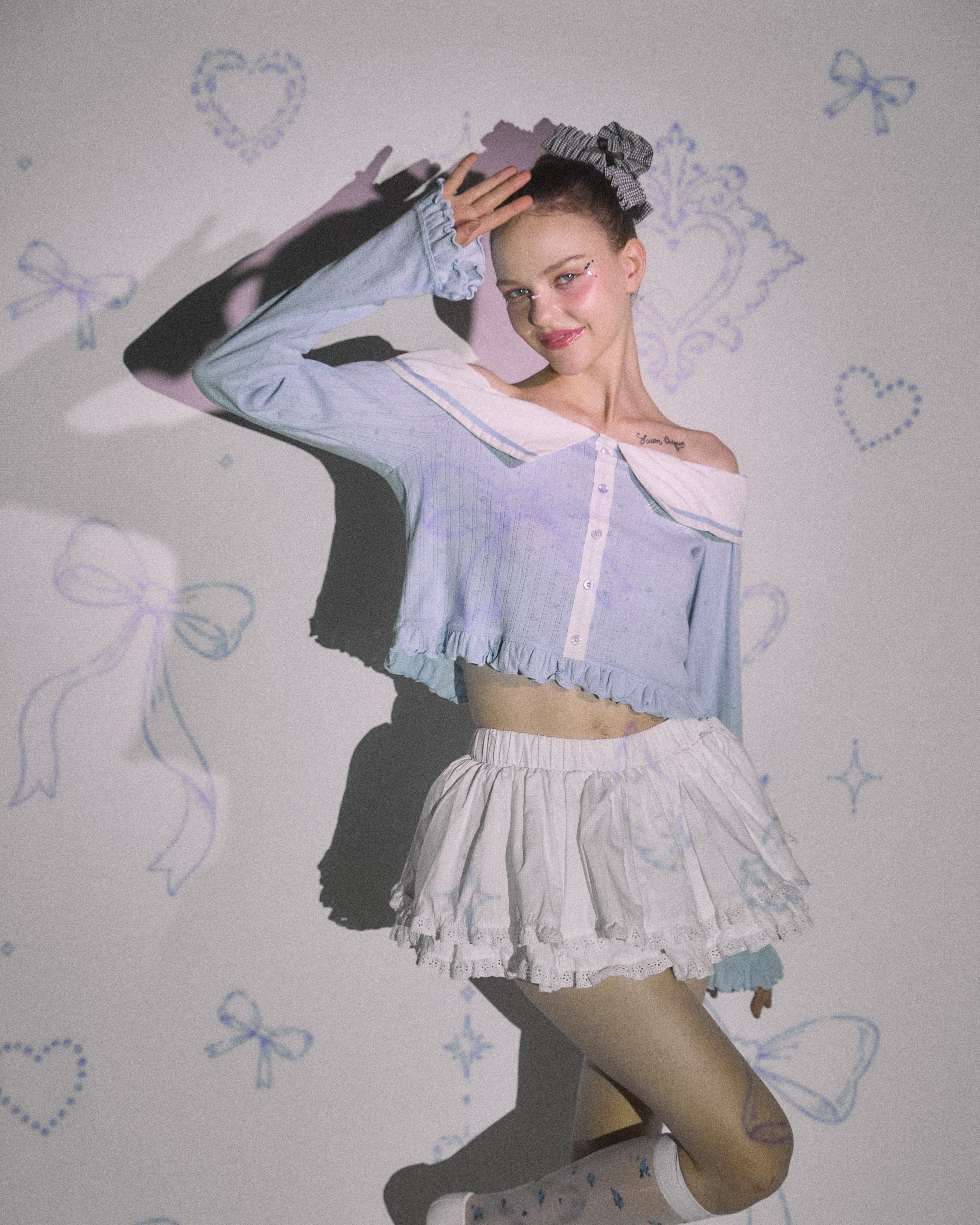 セーラーオフショルトップス | lilLilly official webstore
