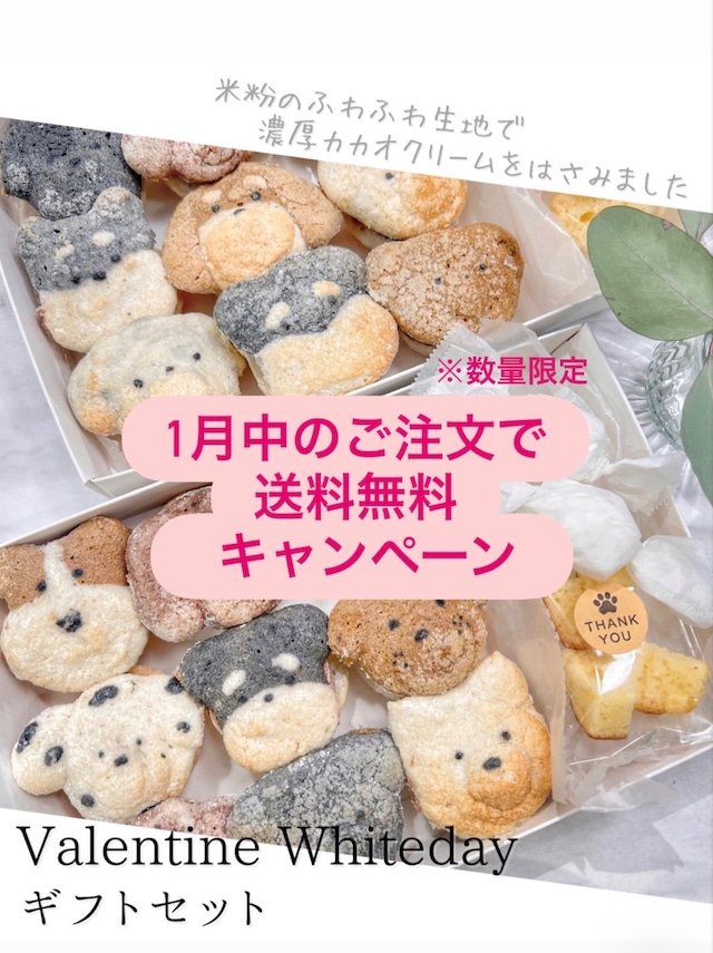 バレンタイン【２月５～７日順次発送分】（１月中予約で送料なし）スイーツギフトセット