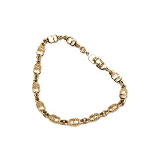 クリスチャンディオール CDロゴ ブレスレット ゴールド メッキ レディース Christian Dior 【中古】