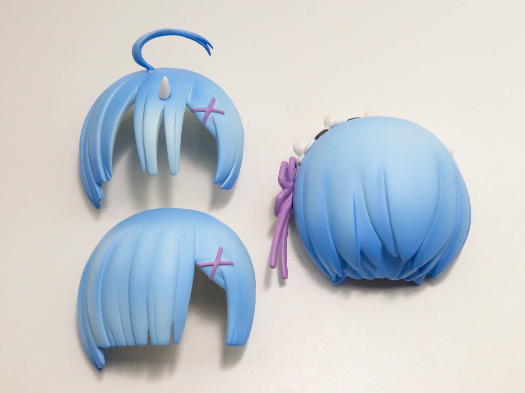 ※2(A−ランク)【663】 レム 髪パーツ ショート ねんどろいど