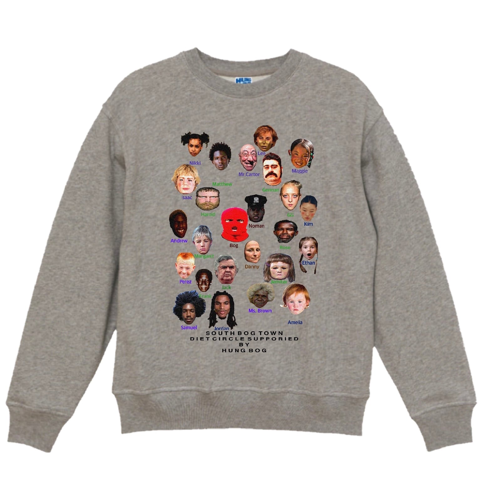 HUNGBOG CAMP 84 Sweat / GRAY Mサイズ CAMP'84 Sweat / ASH | HUNG BOG STORE