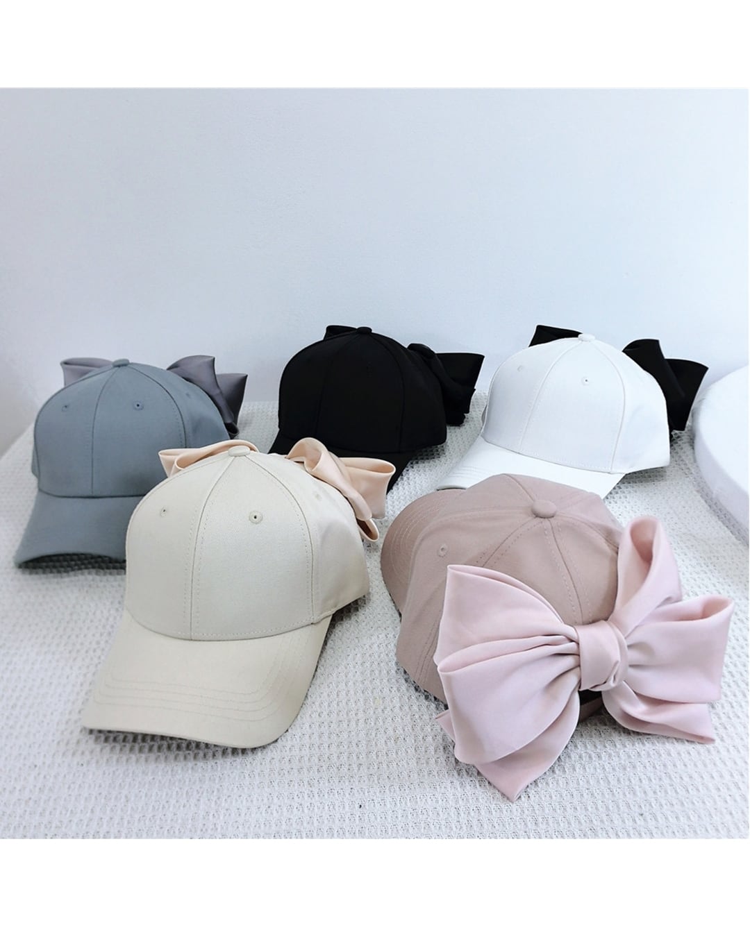 ビッグサテンリボンキャップ（5 colors） 25WP02055 | Deelia
