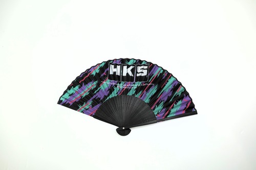 HKS JAPANESE FOLDING FAN OILCOLOR