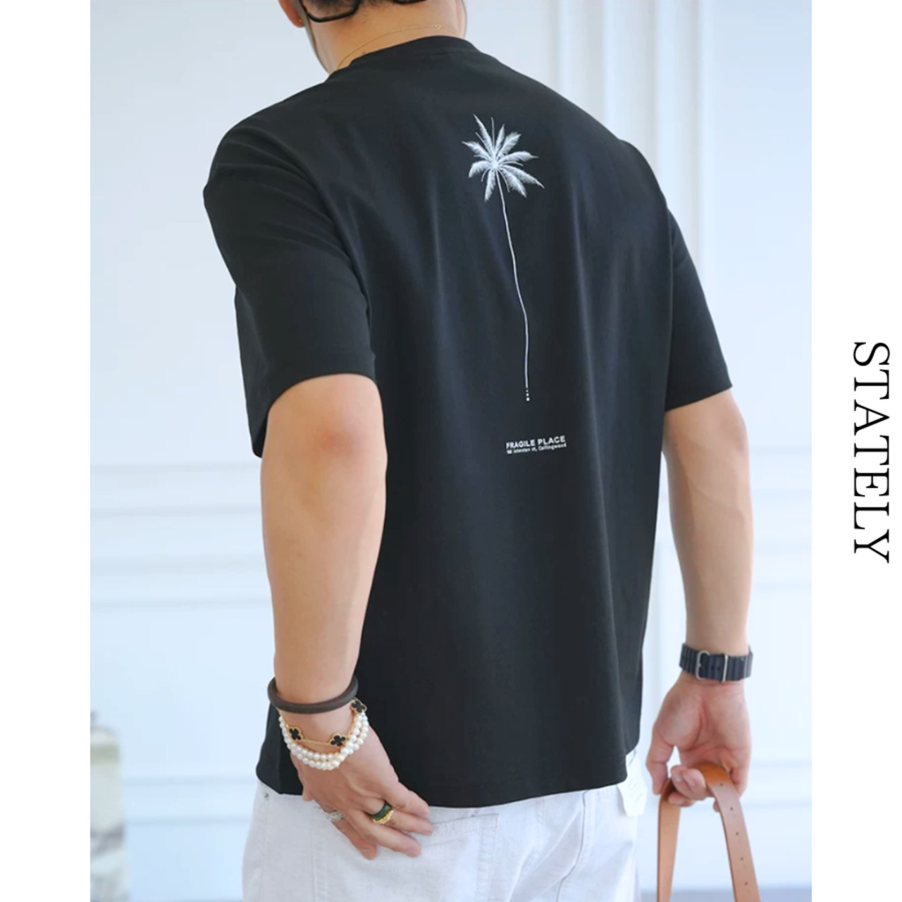 Palm Shadow  ヤシグラフィックTee/4color_T126・画像7