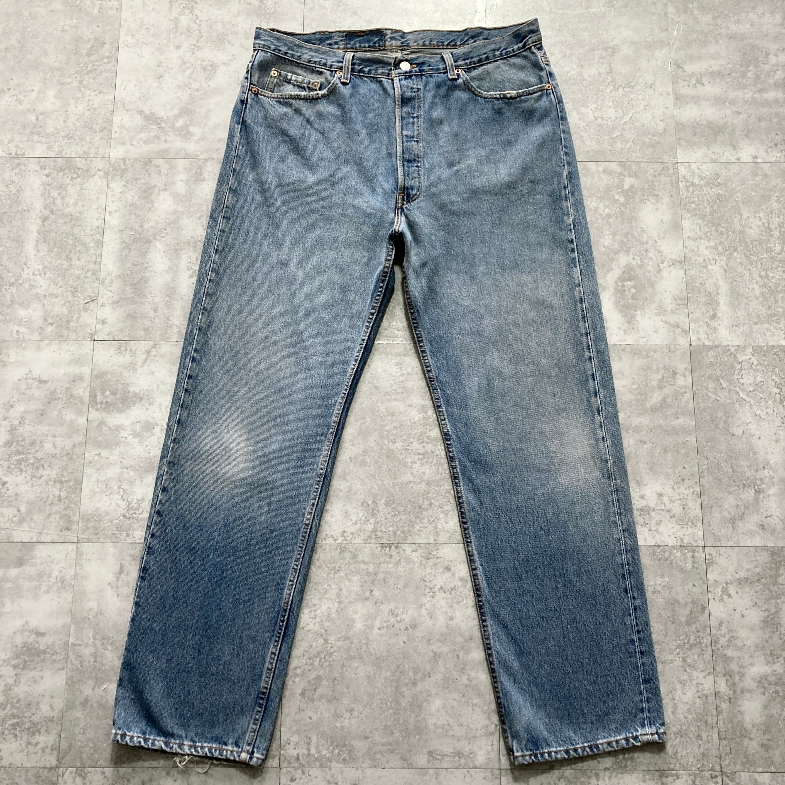 W40 L32】90's US.Levis 501 リーバイス エルパソ工場(522) ボタン裏