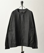 MMMM Boucle x CN stretch dolman sleeve crew neck (CHA) 24040M25