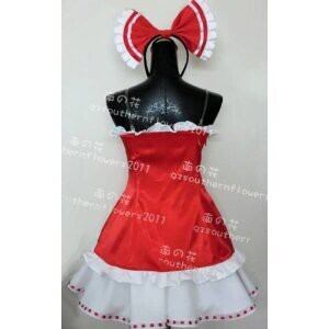 PK702 女性L 東方project 博麗霊夢 （はくれいれいむ） 風 コスプレ