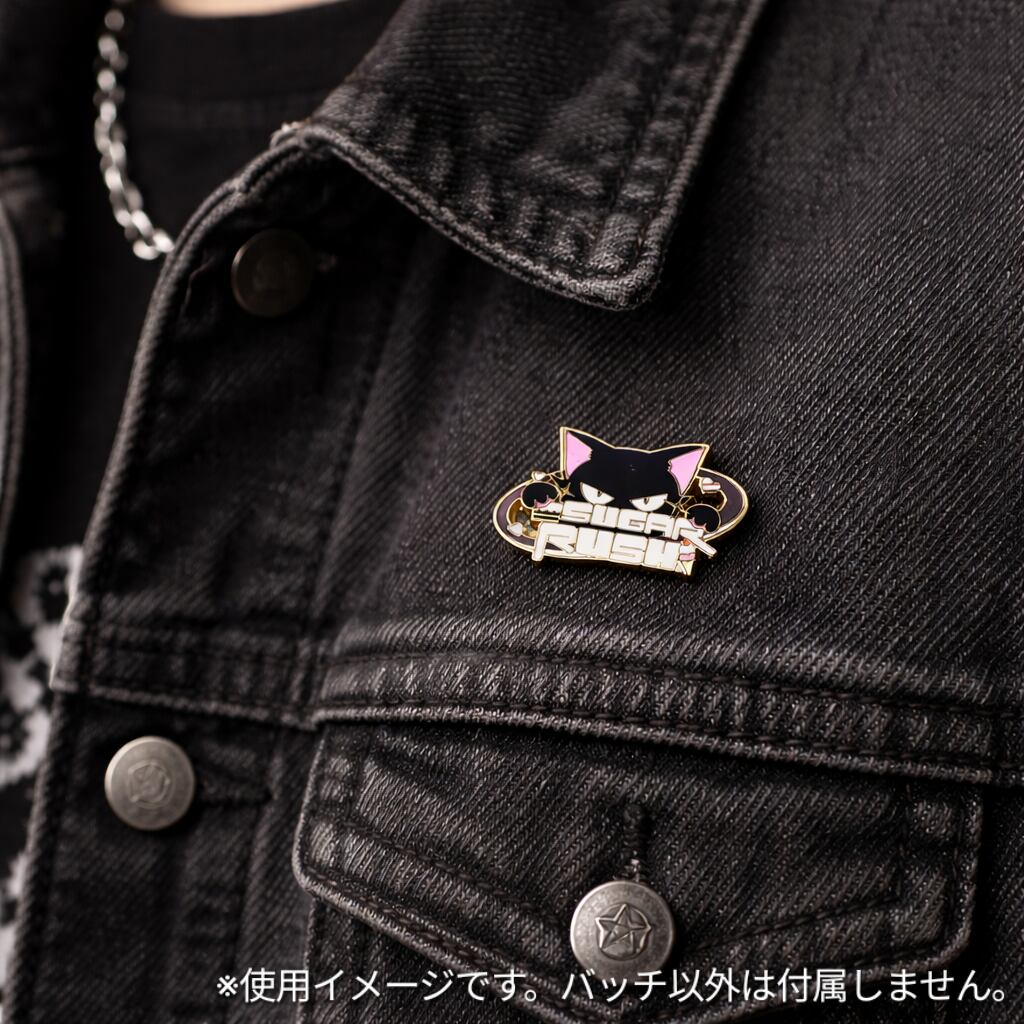 メタルピンバッチ シュガーラッシュマーキング風 ラペルピン