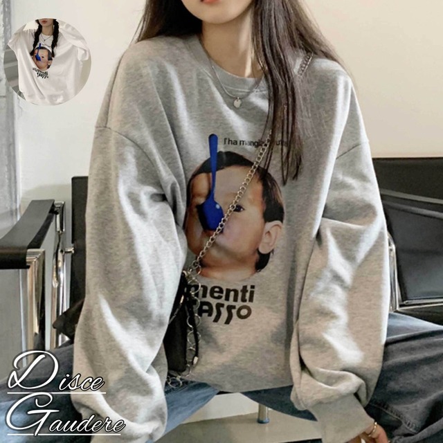 【韓国通販 dgo】character design sweat-shirt 2colors（B1248）トレンドアイテム