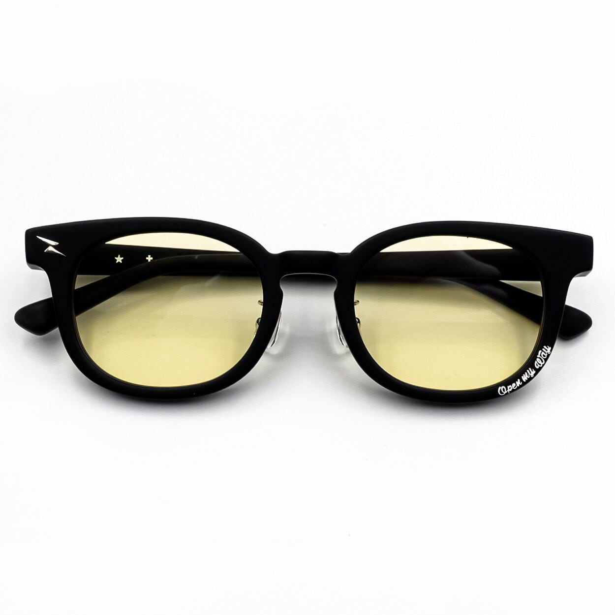 Pale Yellowレンズ ⚡︎ Open2 / Matte Blackフレーム ⚡︎ | ☆N S H☆