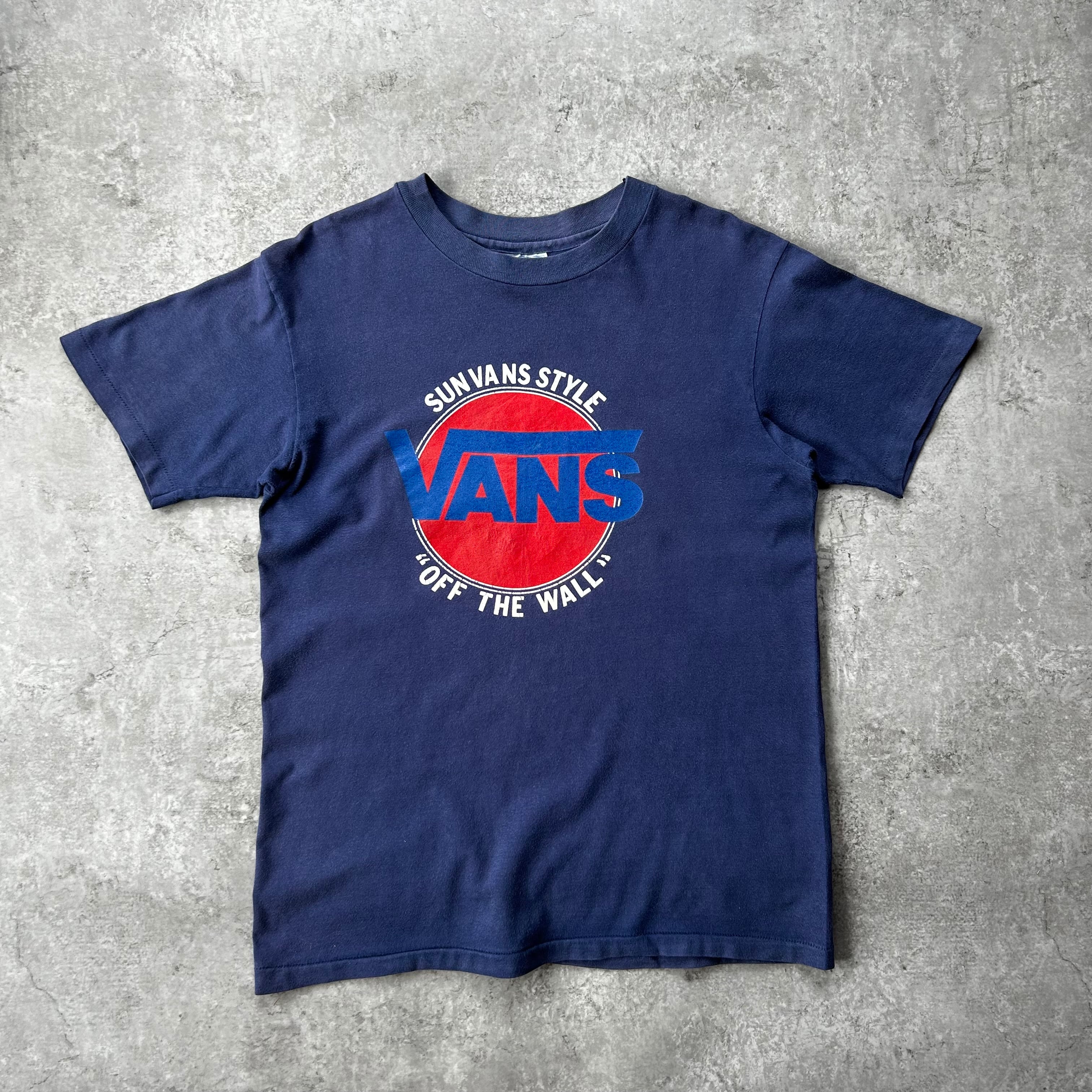 90s vans ヴィンテージtシャツ USA製 墨黒 M doren | 東京準備室