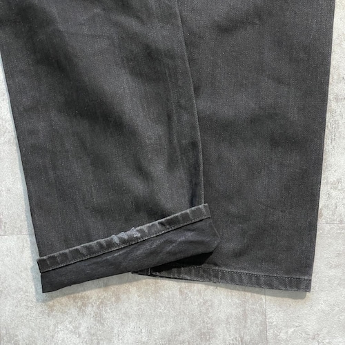 【W31 L32】 メキシコ製 levi's ブラックデニム リーバイス 501 詳細写真16