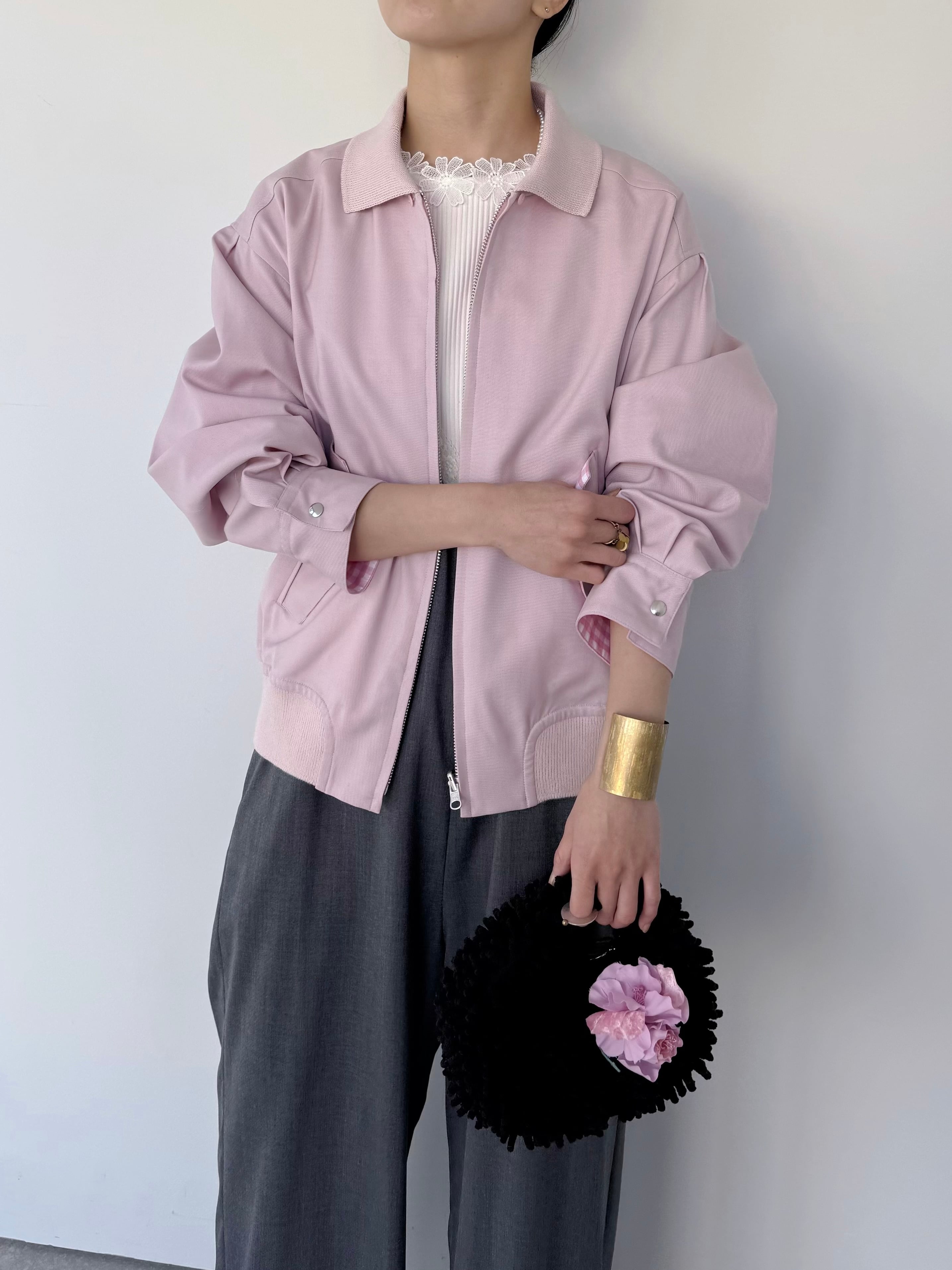 MUVEIL リバーシブルウィングトップウールブルゾン | KOKO