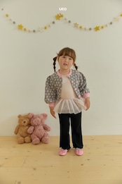 韓国子供服 / ÜEO / ファニーブーツカットパンツ / 秋服 *S~JS*