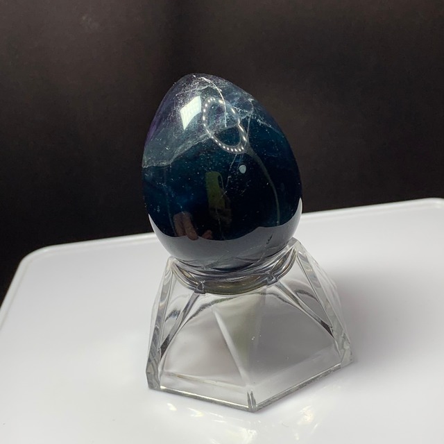 T24.濃いブルーグラデーションフローライトたまご