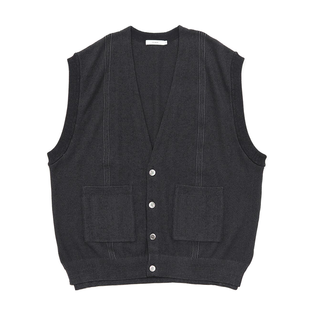 YASHIKI / Shirotsume V-neck Vest | GANKO
