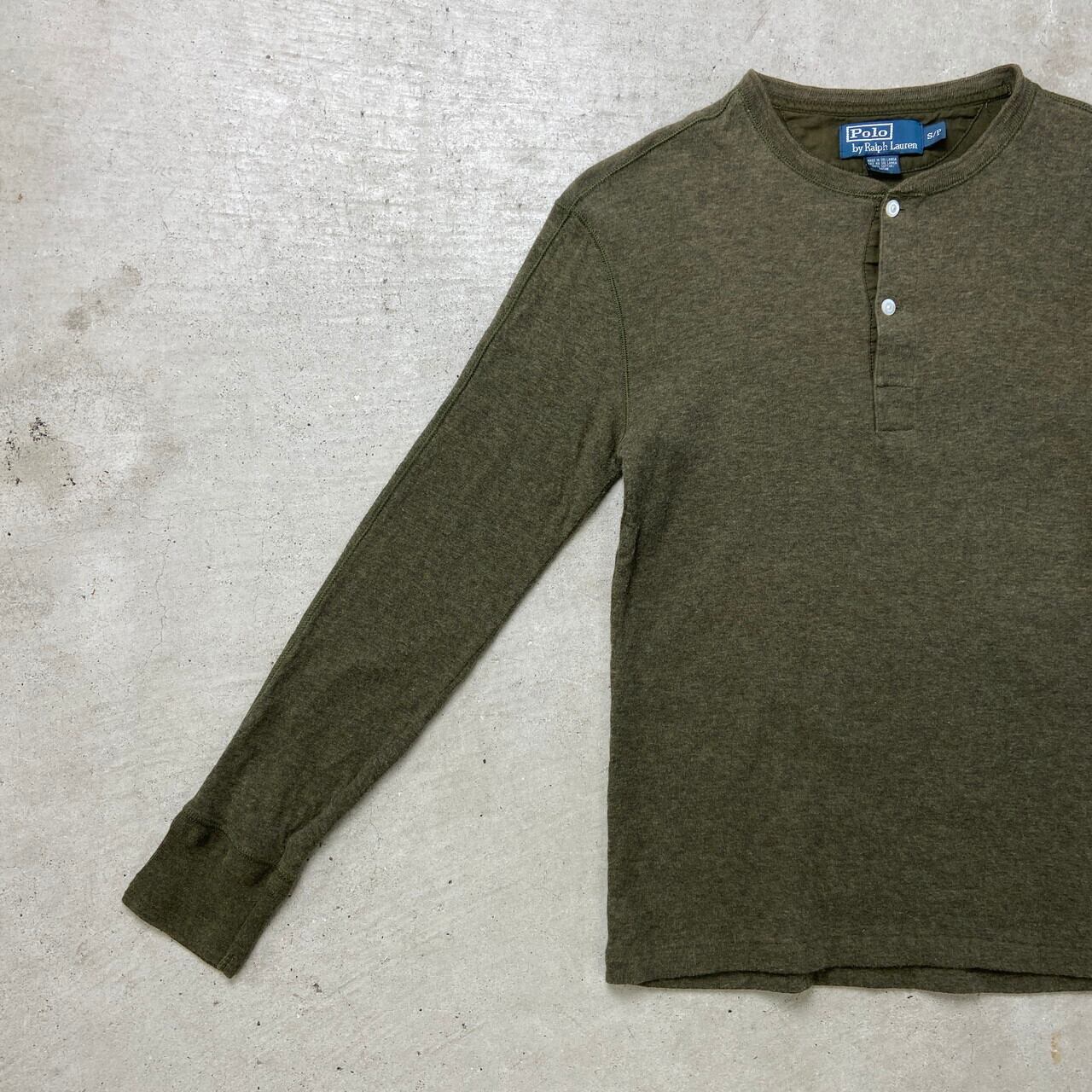 90年代 Polo by Ralph Lauren ヘンリーネック ニットセーター メンズM 
