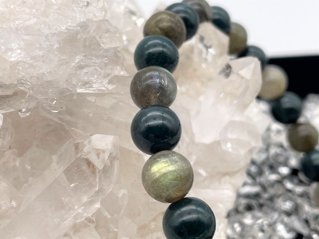 スタンダードブレスレット（ブラッドストーン・ラブラドライト）