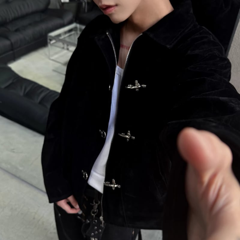 ファイヤーマンフック スエードモードジャケット 2カラー LB1775