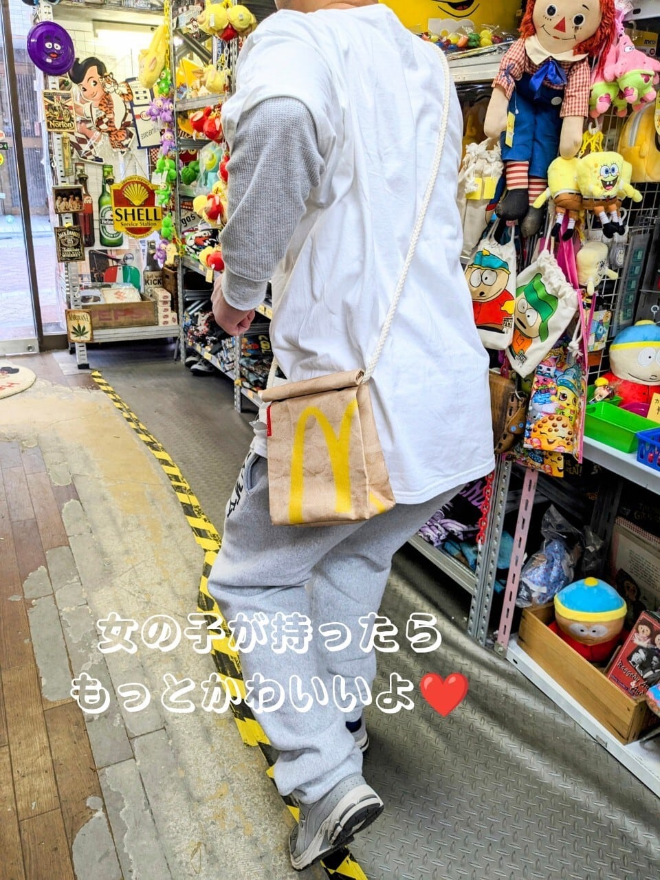 7月中旬〜下旬入荷予定！【HARIBO ハリボ】ロープショルダーバッグ＊パッケージ風 〚アメリカン雑貨 アメトイ〛