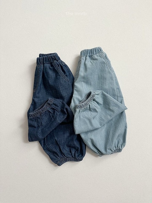 [the mnrb] Slub Denim Joggers / [미니로브] 슬럽데님조거