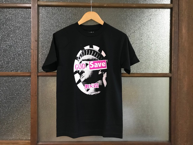 LEILOW HAWAII "GOD SAVE" TEE (BLACK)