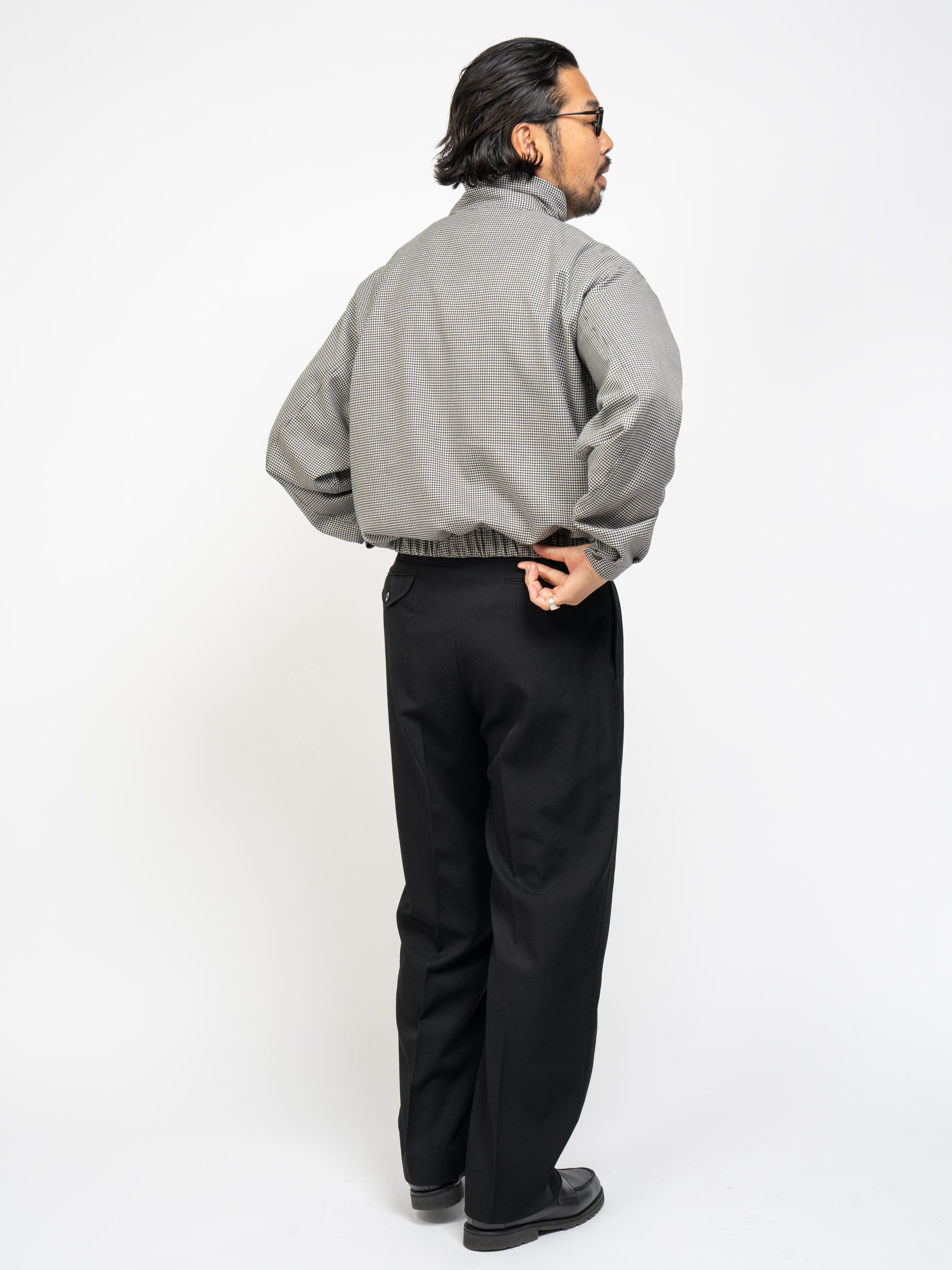 KAJA TWO TUCKS WIDE TROUSERS | KAJA