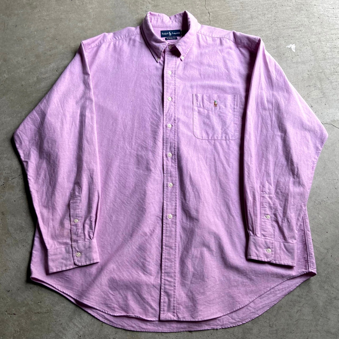 ビッグサイズ RALPH LAUREN ラルフローレン ピンク 長袖 