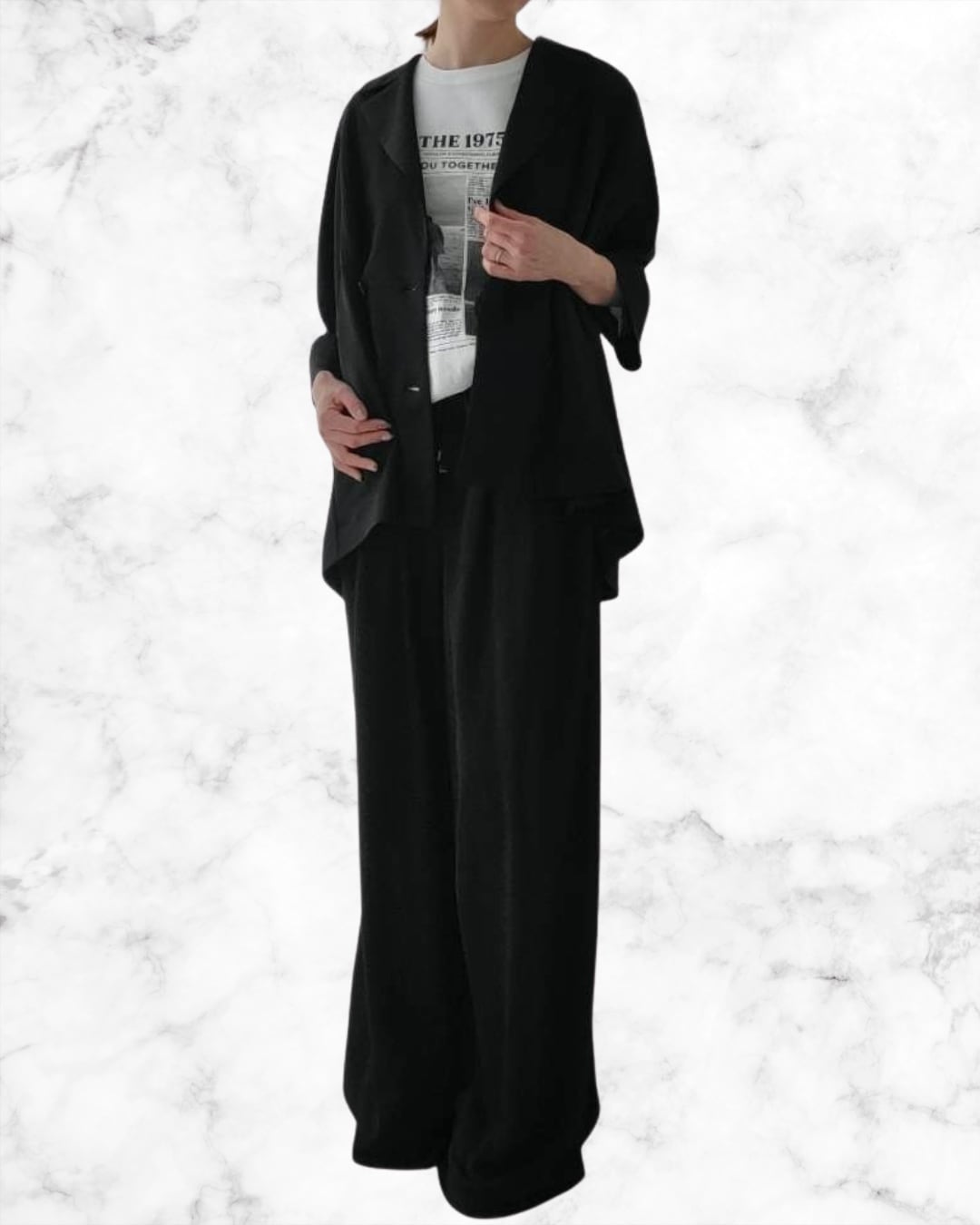 【限定品】トリアセテーラードジャケット(ブラックのみ) 826508 ayane アヤン 2026年4月中〜末入荷予定 1月展示会