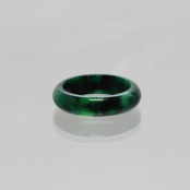 【16号】 marble 翡翠くり抜き甲丸リング A貨翡翠 jd_rg2642