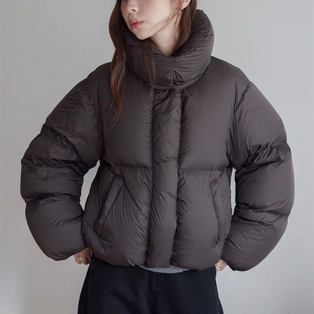 スタンドカラー ショート丈 ダウンジャケット　◆3col  SA10072