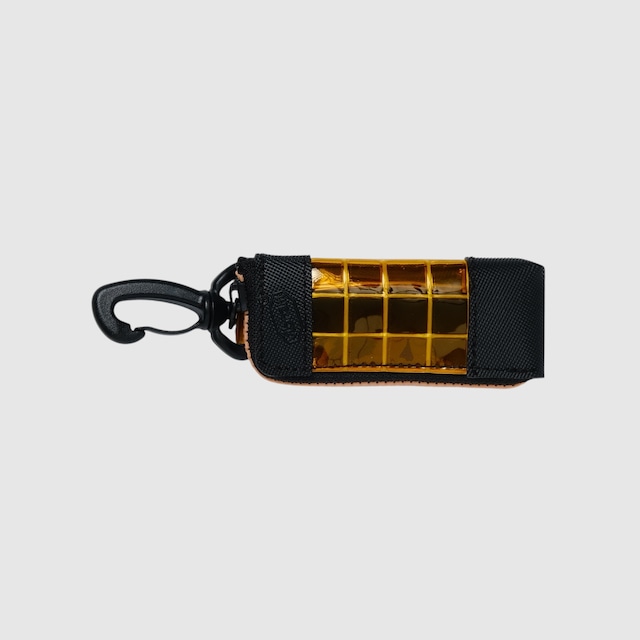 vibram light case (black×orange) with orange glowing zip
