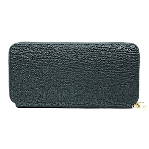 KUBERA9981「SHARK KUROZANKAKU」ROUND ZIP LONG WALLET <BLACK>