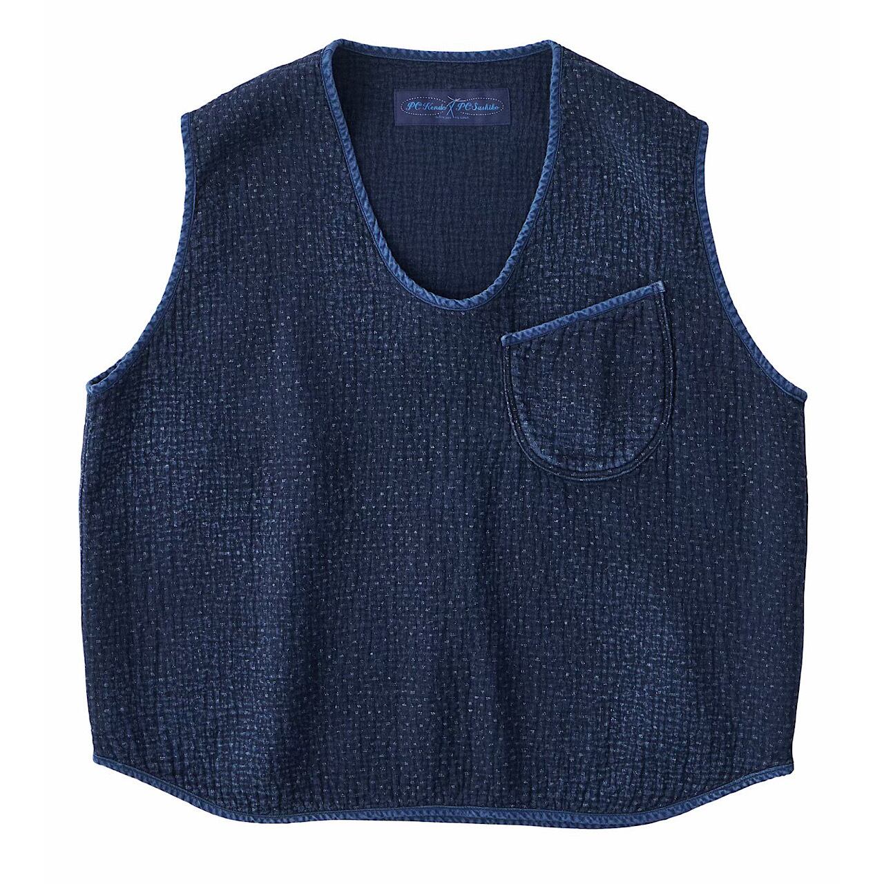 NEW SASHIKO PULLOVER VEST | 【OFFICIAL】PORTER CLASSIC ONLINE SHOP