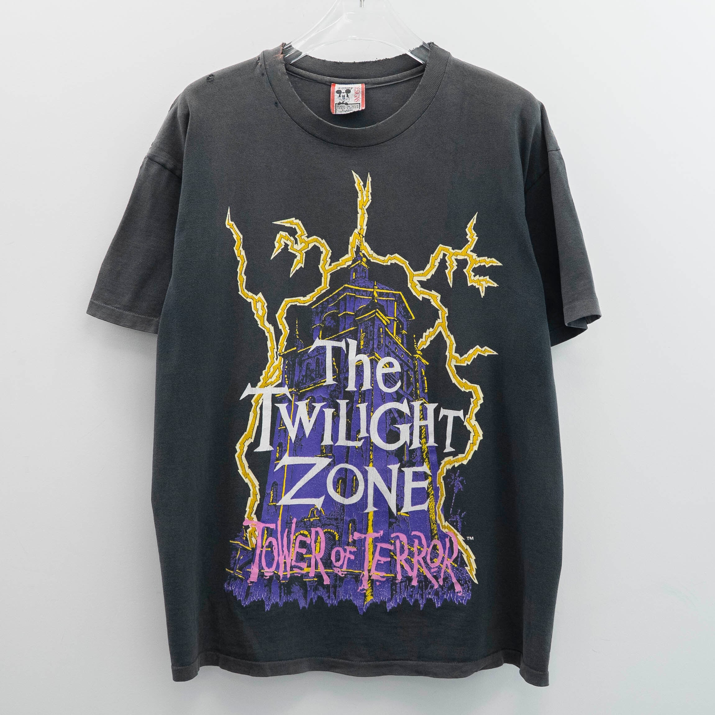 Disney " The Twilight Zone Towe Of Terror " Original Tag XL 【A7-52】
