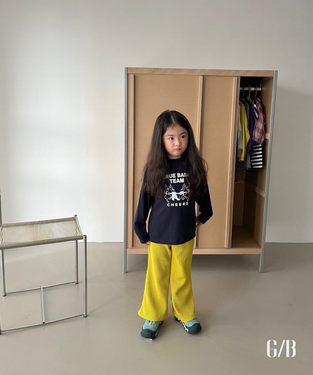 《送料無料》予約:ピアブーツカットパンツ【GRUEBABA】