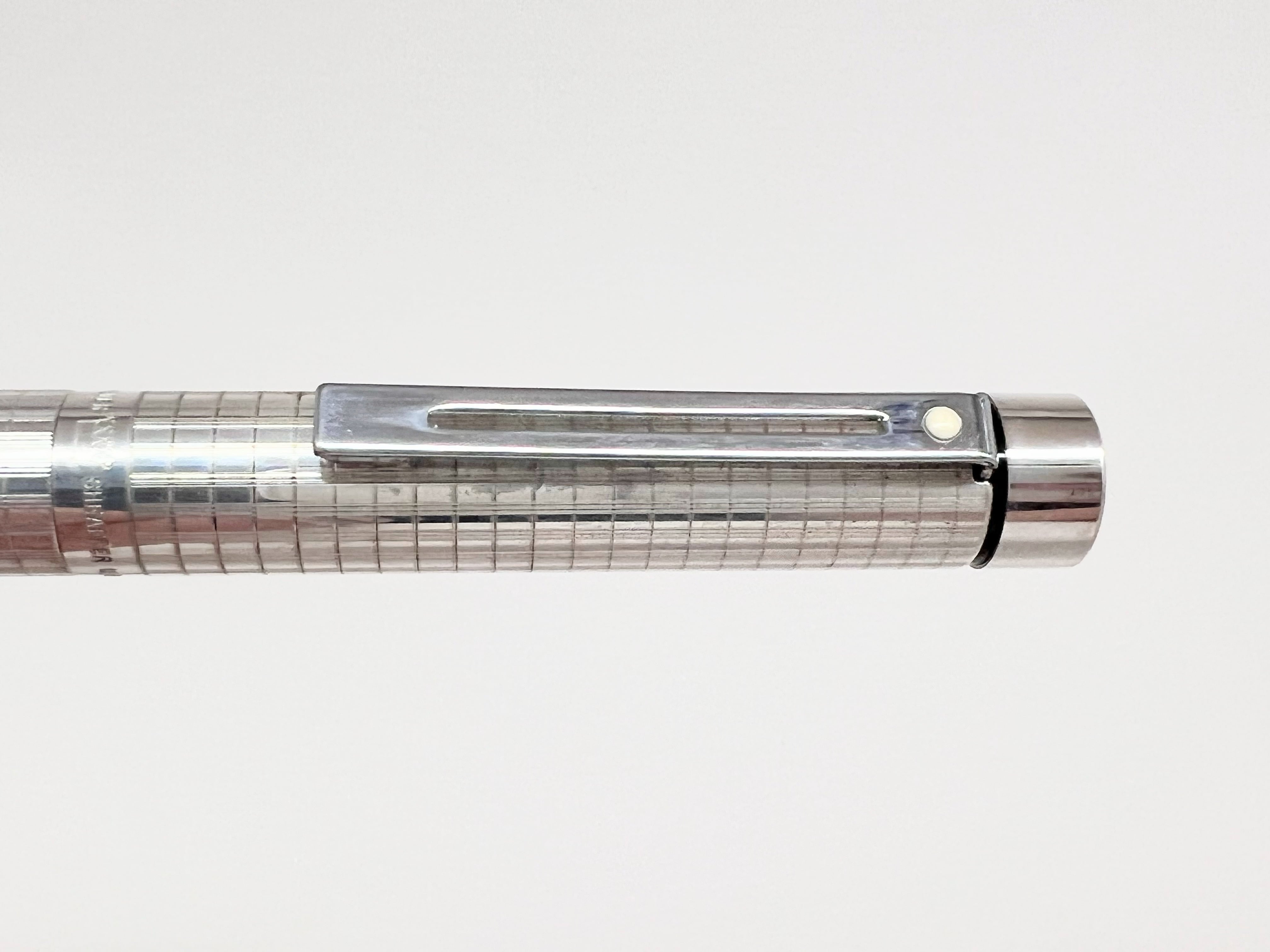 Sheaffer（シェーファー） ターガ 1006 シルバー 万年筆 1982 シェーファー タルガ 1006 SHEAFFER Targa 1006 （中字） 14K