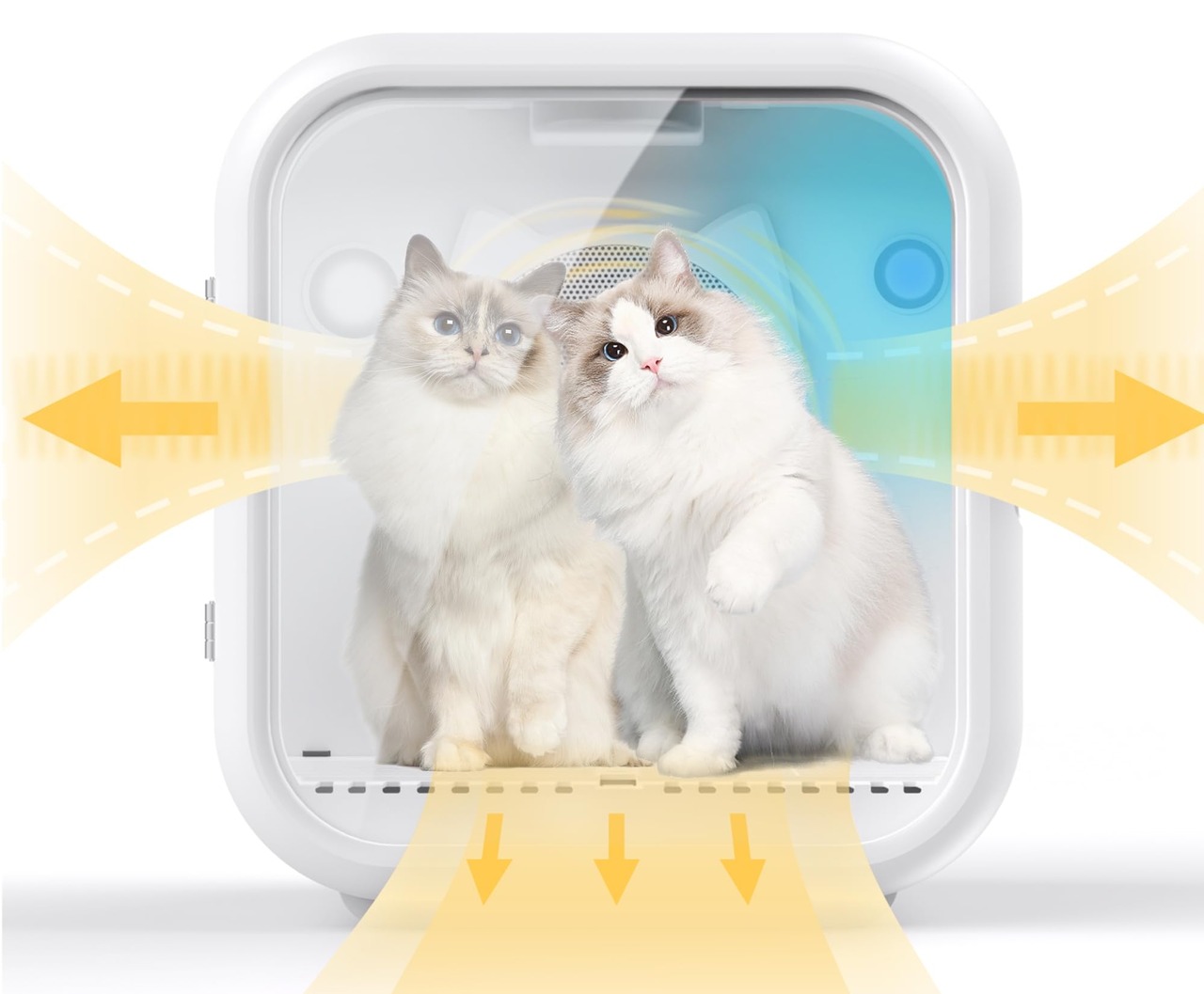 ペットドライルーム ドライヤー 小型犬 猫用 ドライハウス 乾燥機 