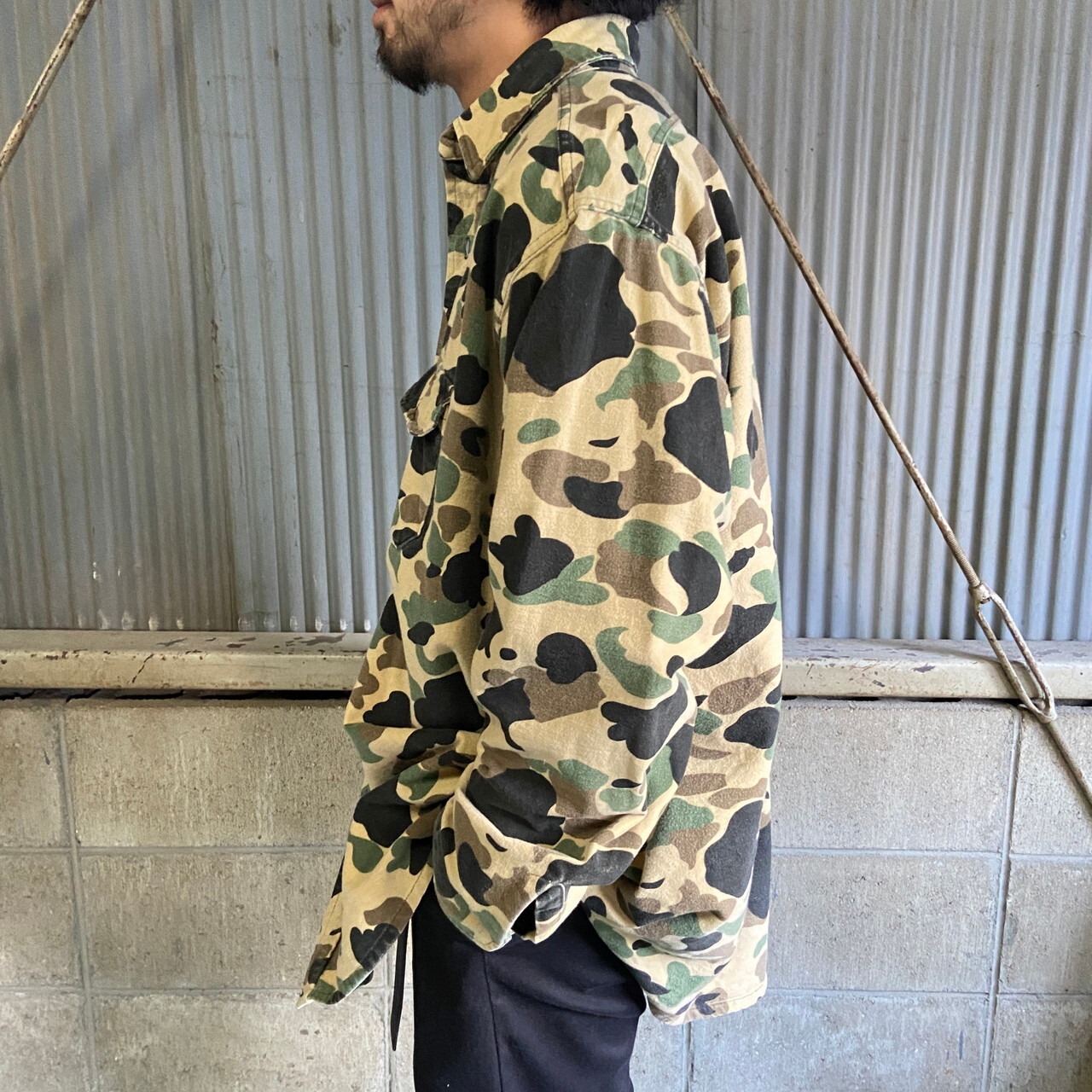 ビッグサイズ 80〜90年代 USA製 CLOUDCOVER ダックハンターカモ 