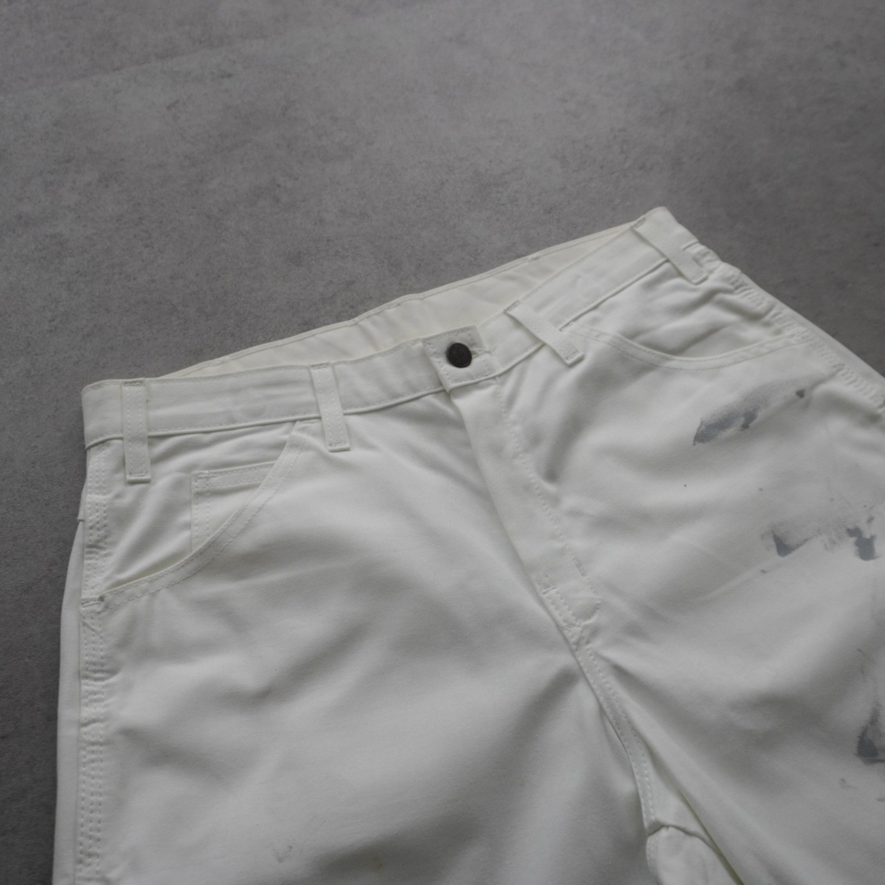 Dickies Sherwin-Williams white painter shorts [W32] 古着 - 4