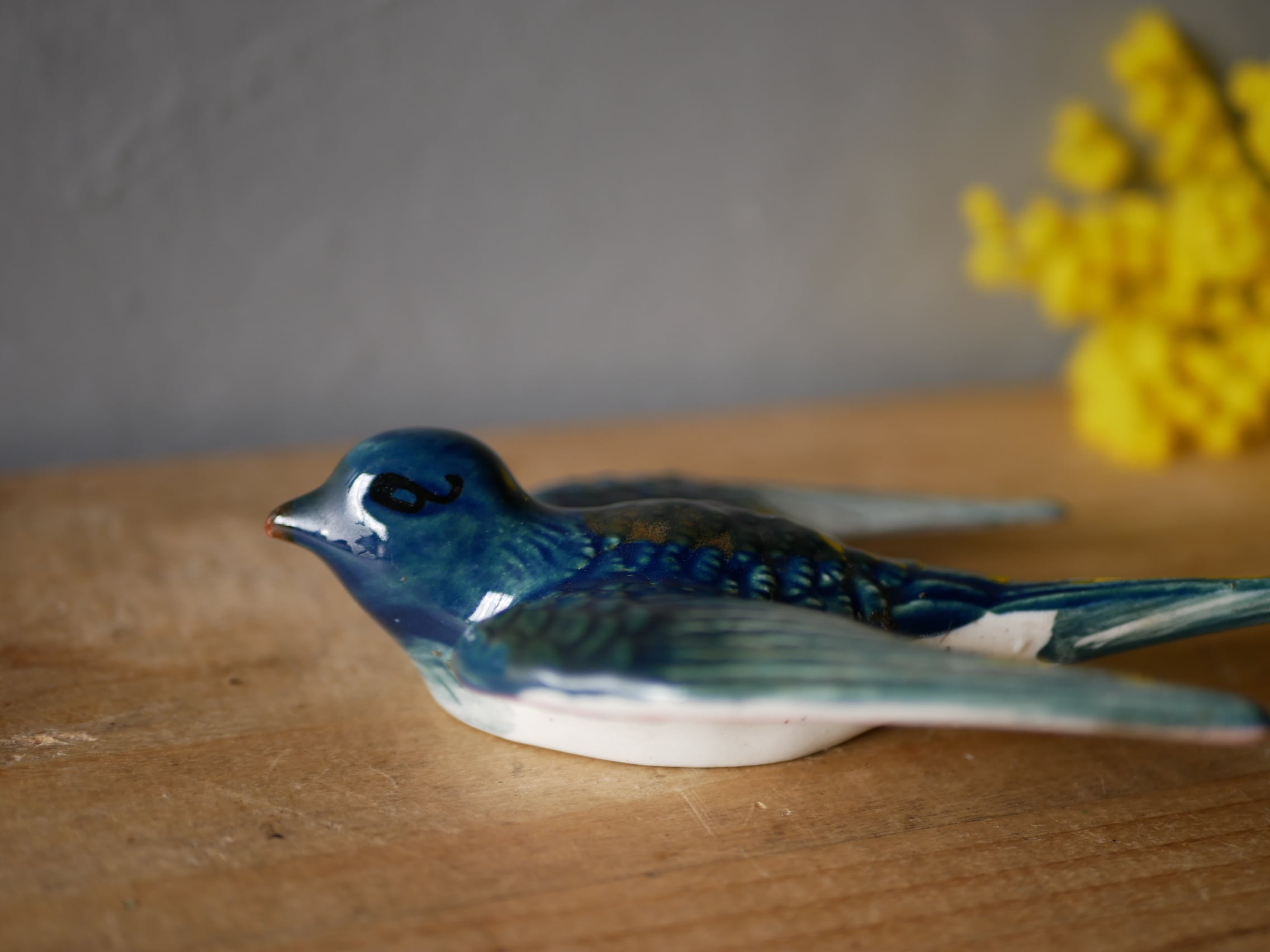 ベルギー　ツバメ　３個セット　壁掛け　ブロカント 3番． つばめ 壁飾り ウォールデコ デコレーション ツバメ