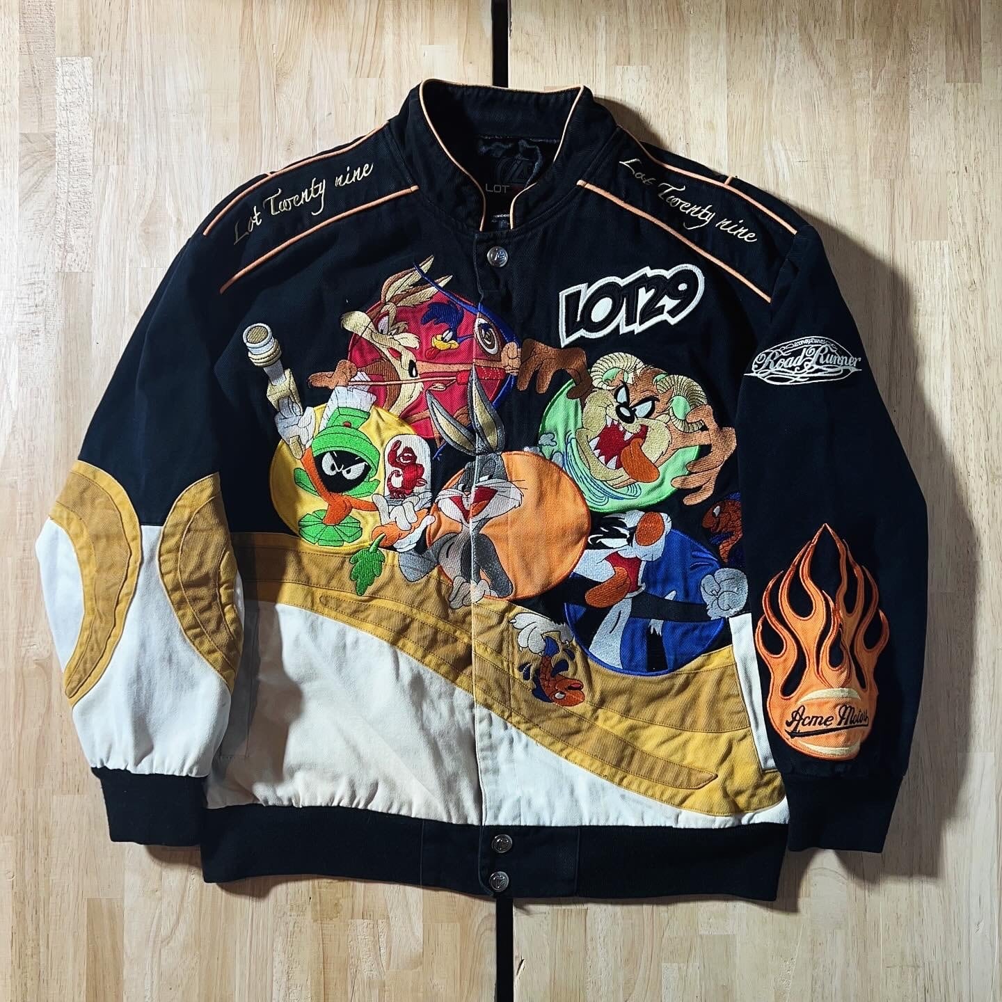 LOT29 Racing jacket / キャラクター レーシングジャケット 刺繍 古着 