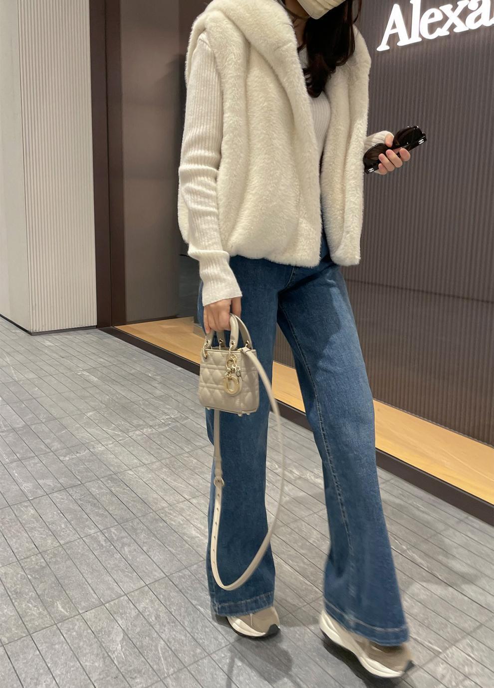 Sold out フード付きフェイクファーベスト_060484 | udresser