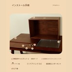 木の収納棚 収納棚 ２段 引き戸 収納ラック 卓上ラック 食器収納棚 小物収納棚 収納家具 木製家具 ラック 棚 木製 北欧 オシャレ 収納