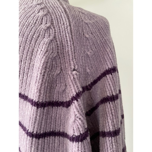 Purple onetone knit