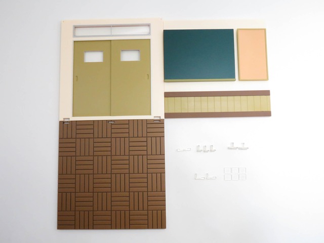 再入荷（Ａ−ランク）ねんどろいどプレイセット #03 文化祭Bセット 壁と床